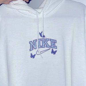 Nike sweatshirt XL purple butterfly’s